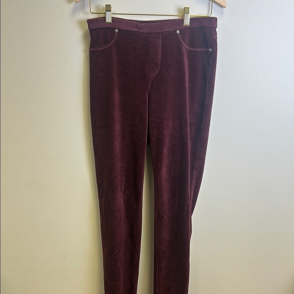 Style & Co. Deep Red Corduroy Jeggings
